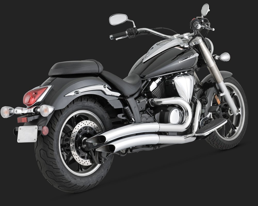 yamaha xvs 650 auspuff vance & hines