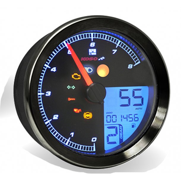 KOSO, Speedometer/Omdrejningstæller, XV950 R/Bolt, 2014 Instrumenter